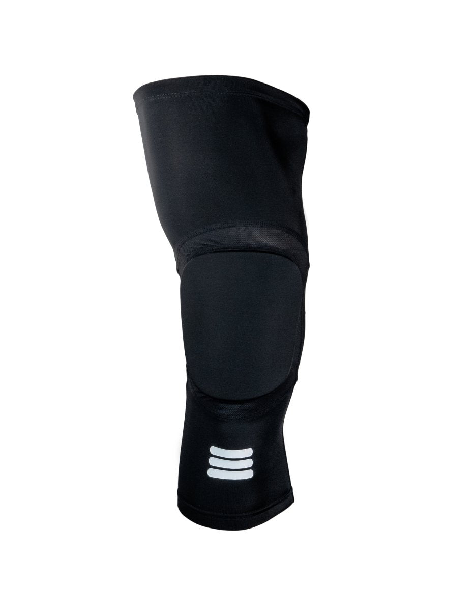 Mid-Length Padded Knee Sleeve - Black